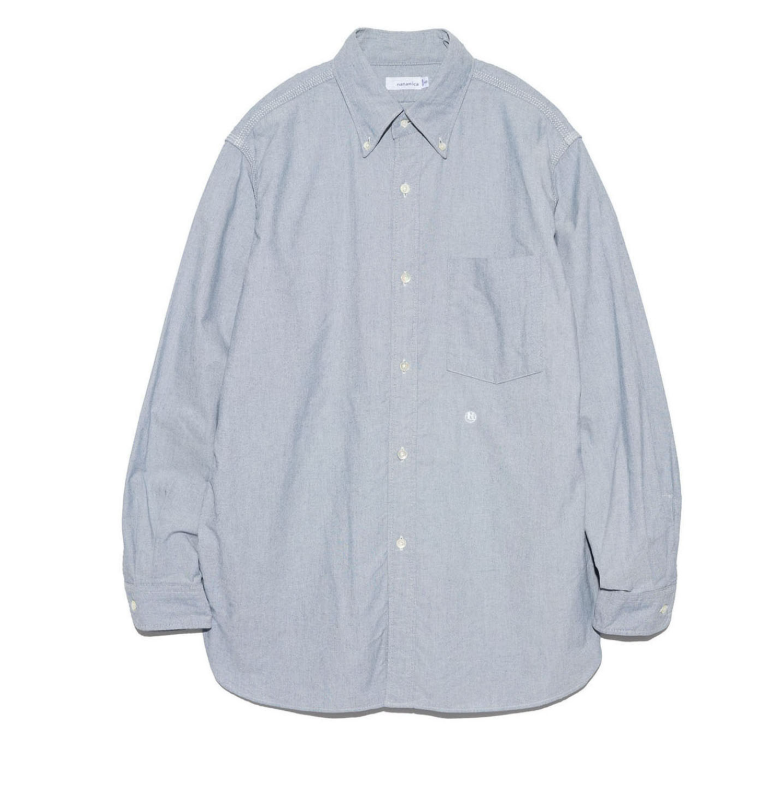 Nanamica / 鈕扣防風長袖襯衫 / SUGF350 /  AUG25