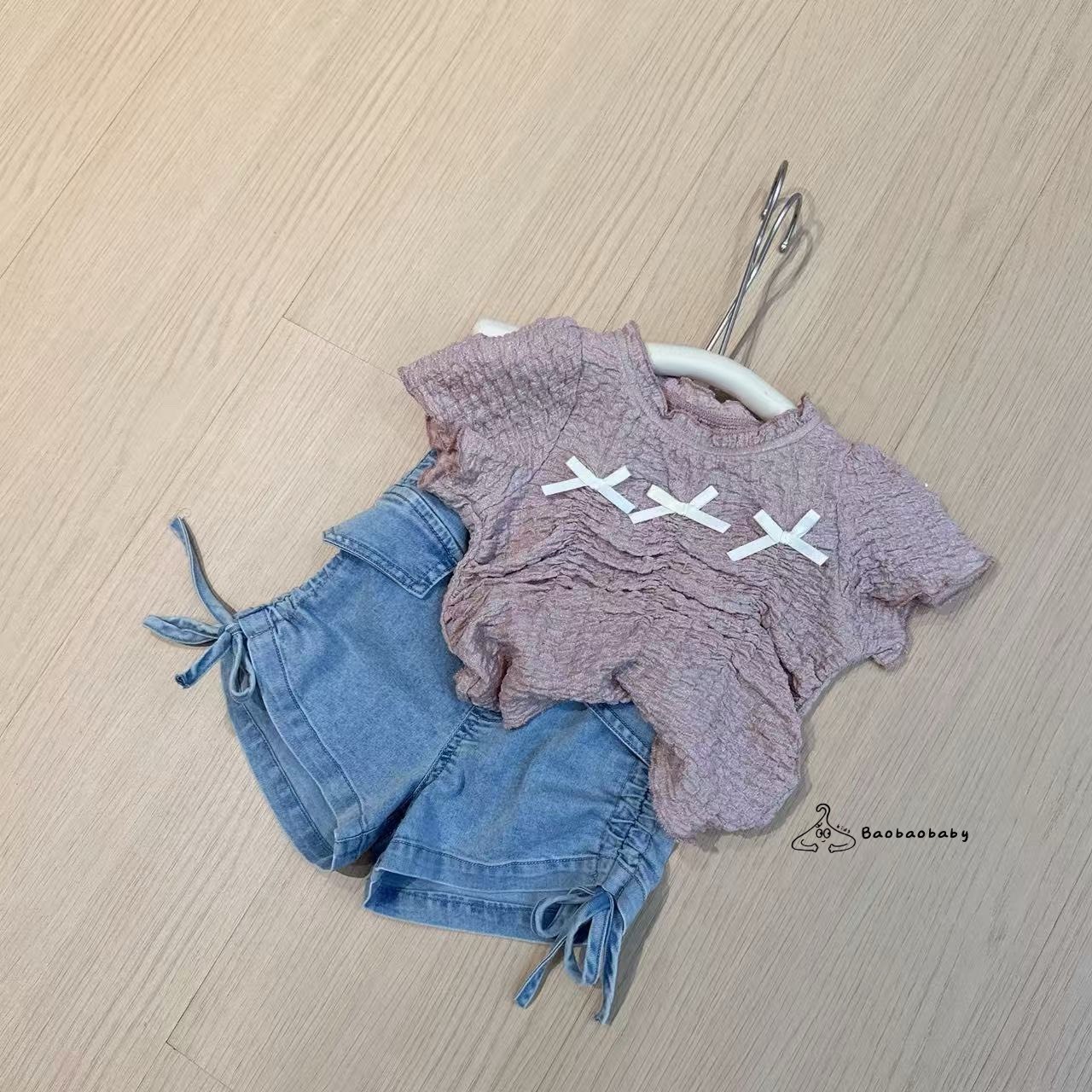 糖霜蝴蝶結上衣