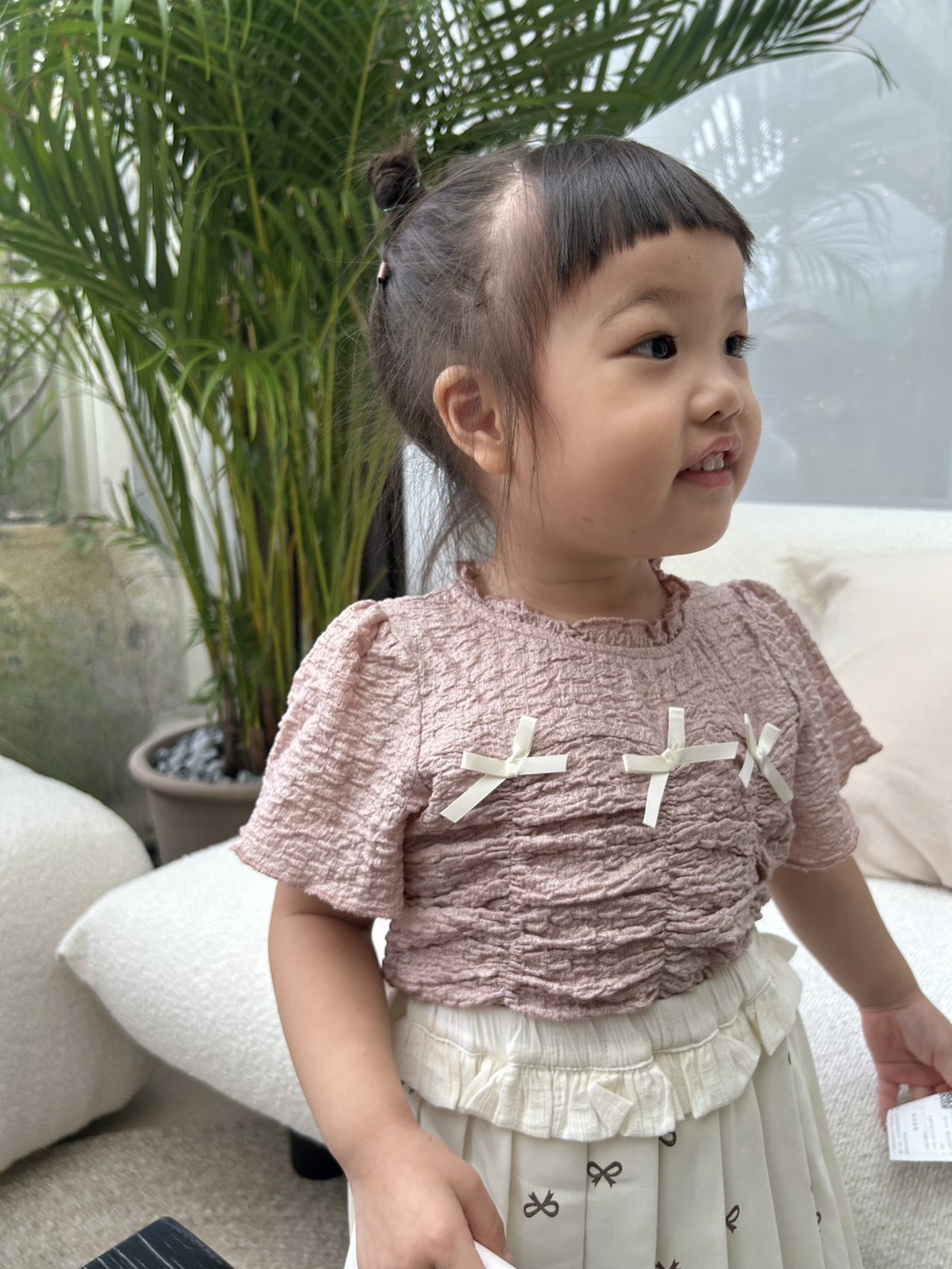 糖霜蝴蝶結上衣