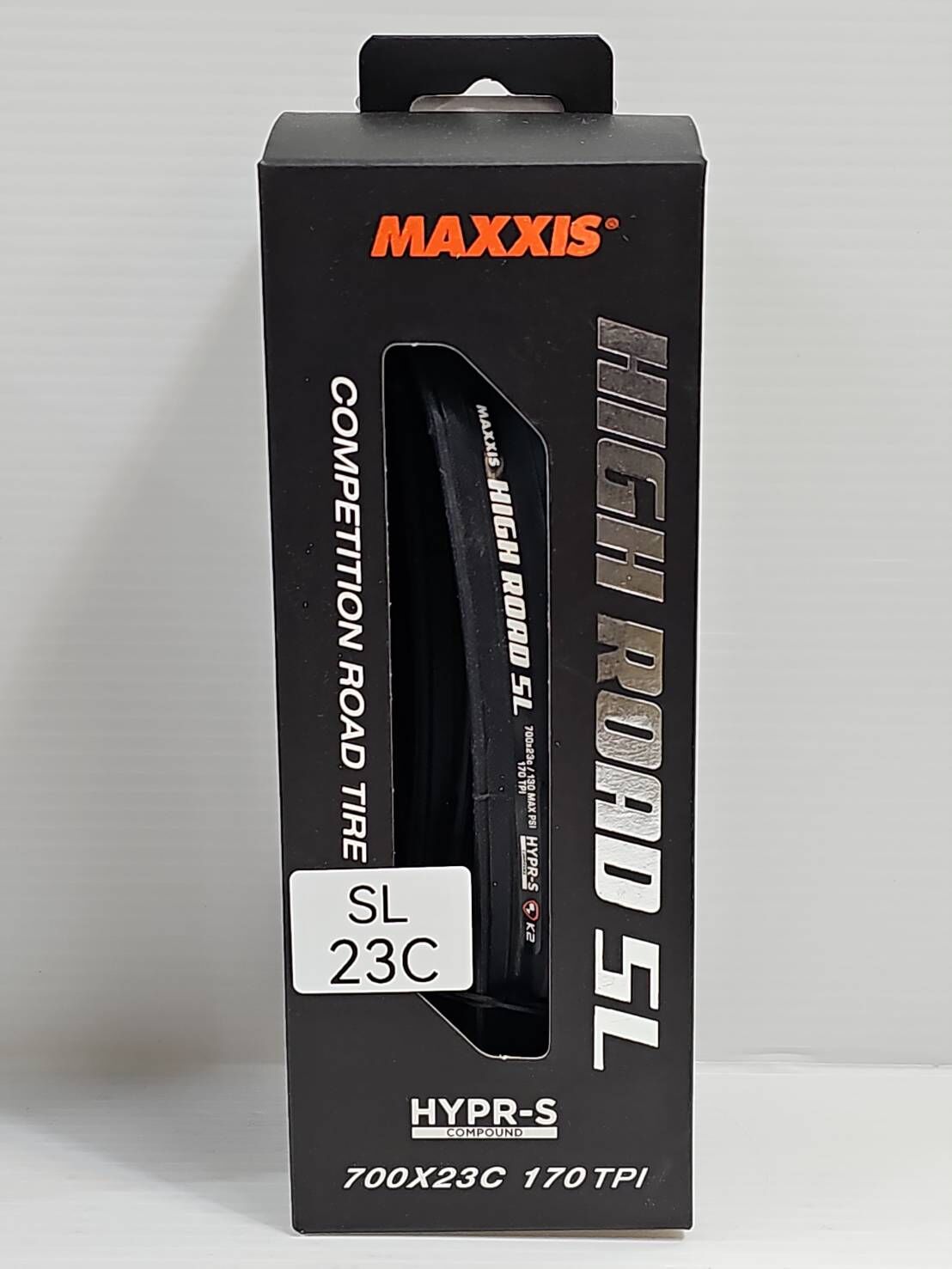 MAXXIS HIGH ROAD SL 23C 超輕量極速外胎 K2 極輕防刺 輕量外胎 (要裝內胎的輕量化外胎)