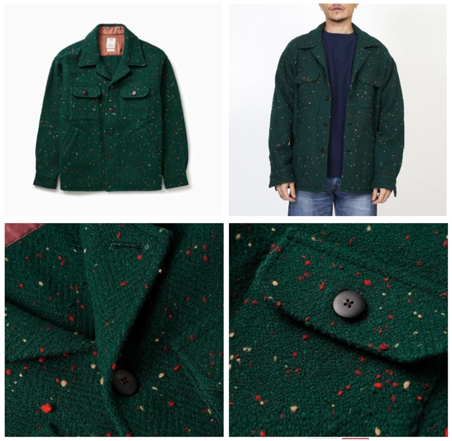 VISVIM COLLINS JACKET - GREEN SIZE 4 PRE ORDER ITEM (預訂中)