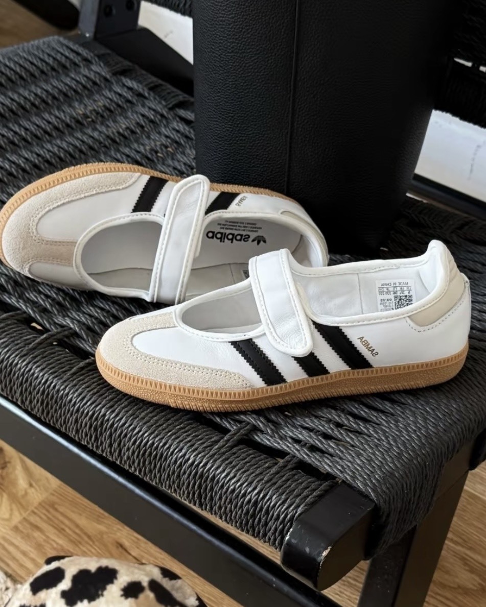 Adidas Samba Jane 瑪莉珍鞋 白黑