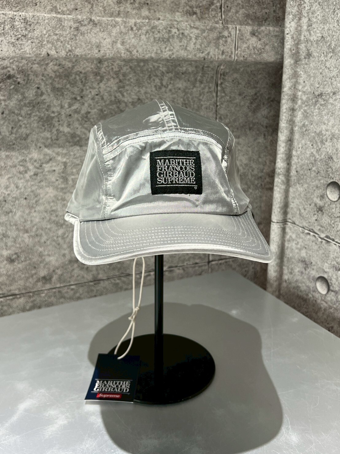 SUPREME x GIRBAUD NYLON CAMP 聯名款 小標Logo 帽子