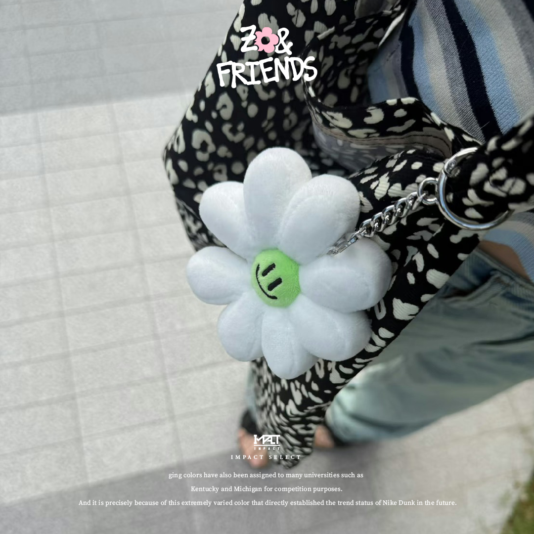 ZO&FRIENDS GD 娃娃 吊飾 灰貓ZOA 小雛菊A&NE