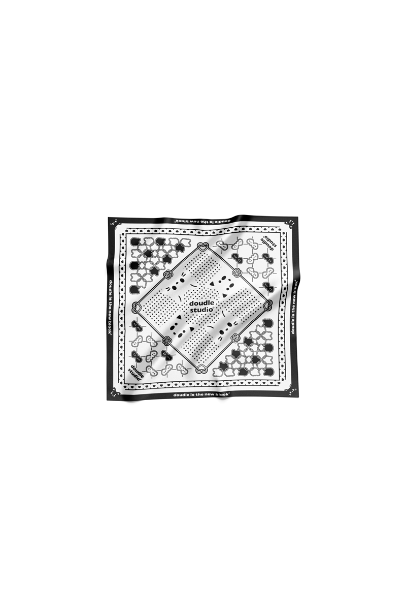 doudle is the new black 25cm 絲巾