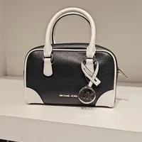 [S] MICHAEL KORS BLACK 35S5S7OC0T THOMPSON XS SATCHEL XBODY LEATHER, 197853434028 (SMK1293)