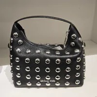 [S] MICHAEL KORS BLACK 35S5S7YM1L EMBER LEATHER SM MSGR, 197853434196 (SMK1298)