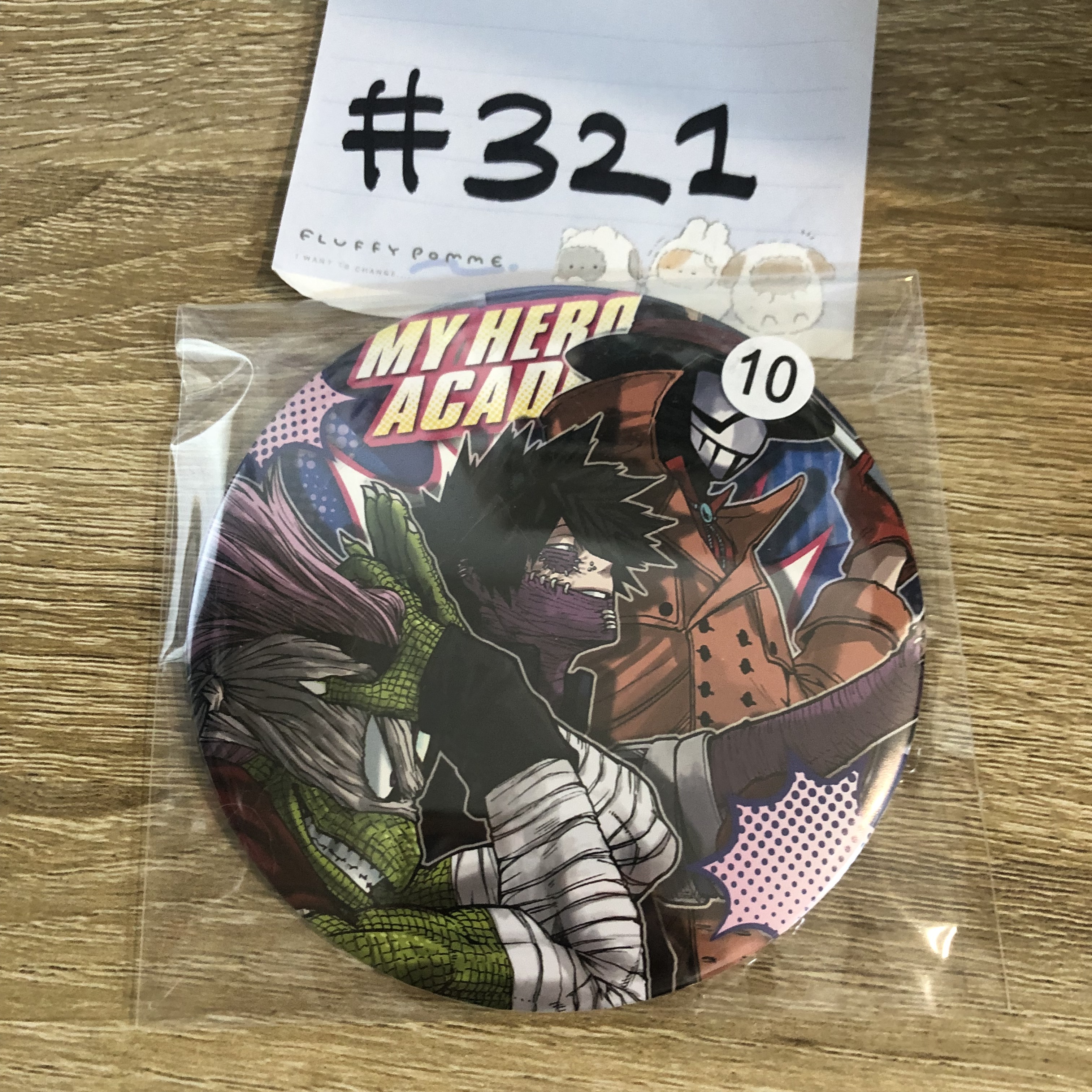 我的英雄學院 DABI 襟章 #321