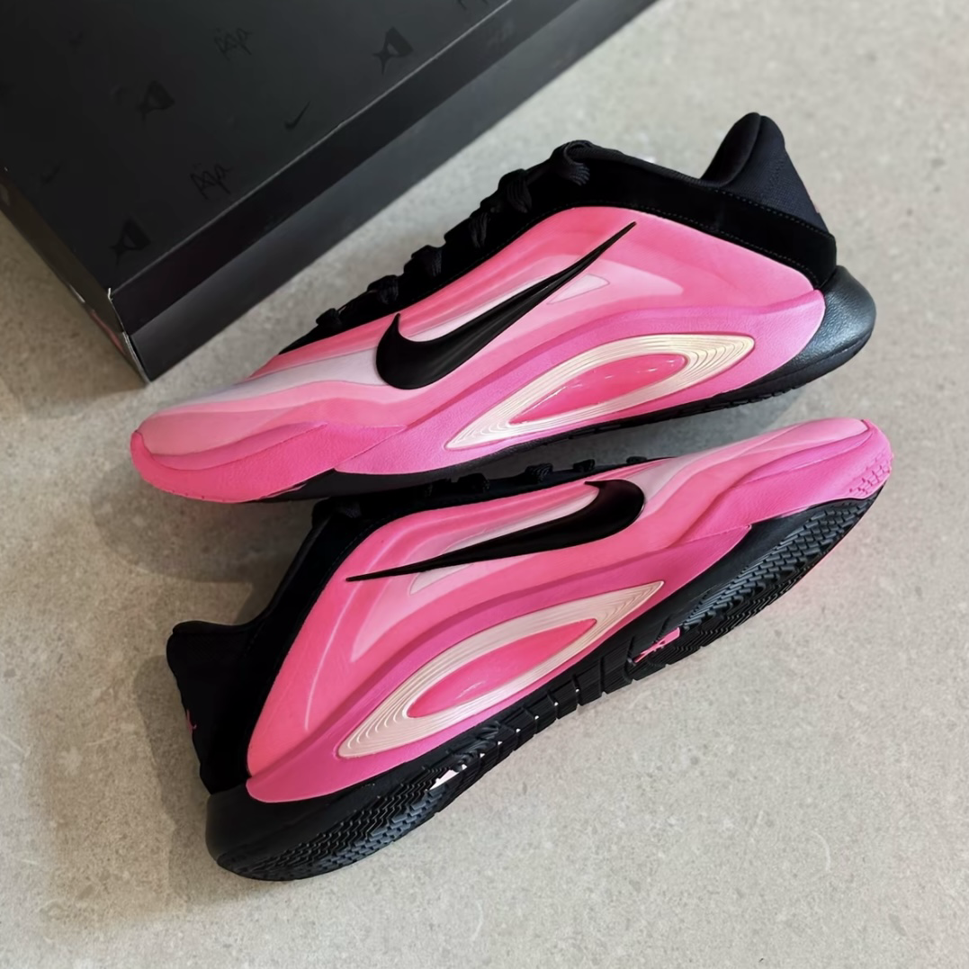 Nike A'ja Wilson A'One Leo Lights 黑粉 桃粉 透氣 緩震 實戰籃球鞋