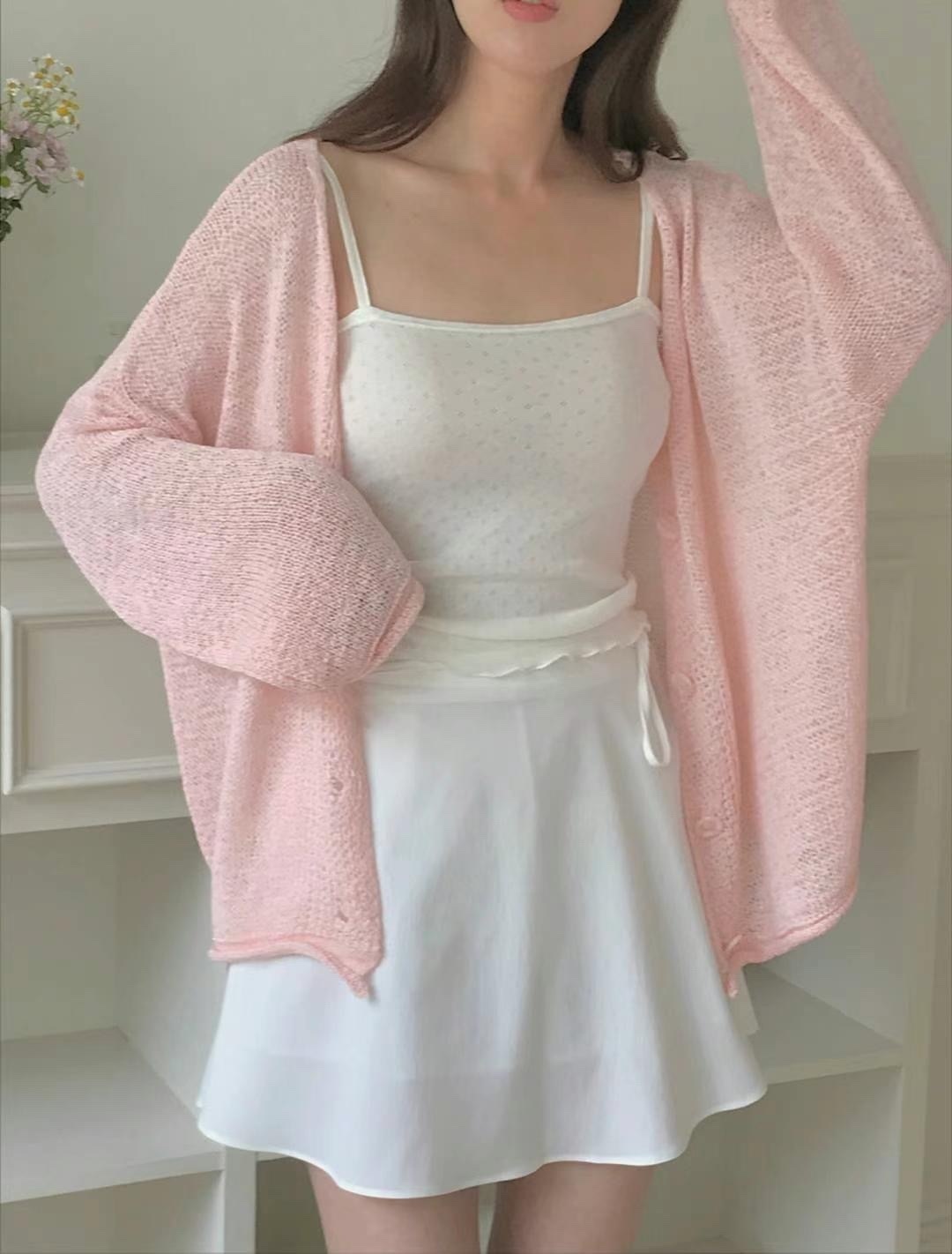 【紙片人達成✔️】2ways！捲捲邊慵懶感開鈕上衣