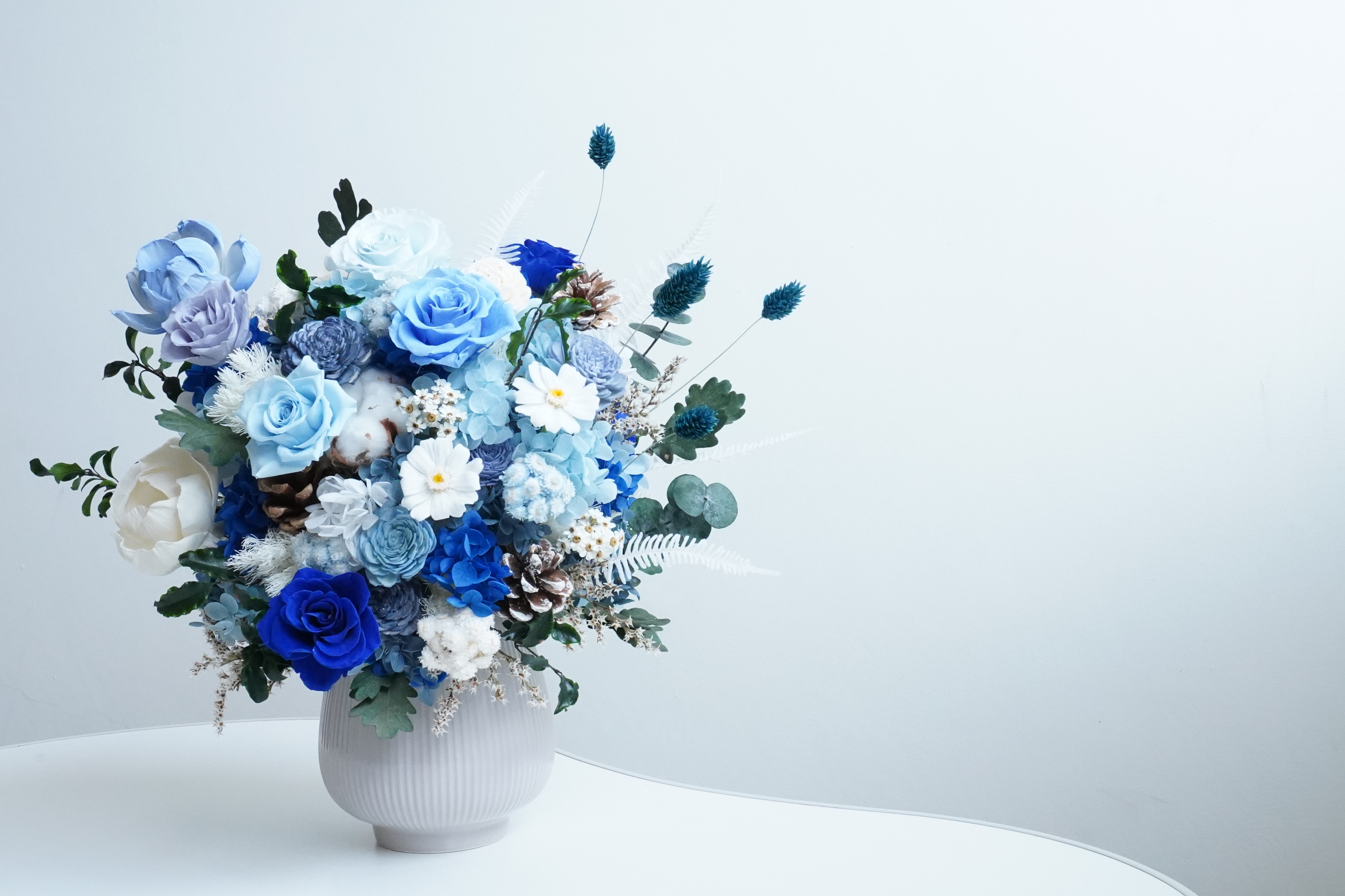 永生花開幕盆花