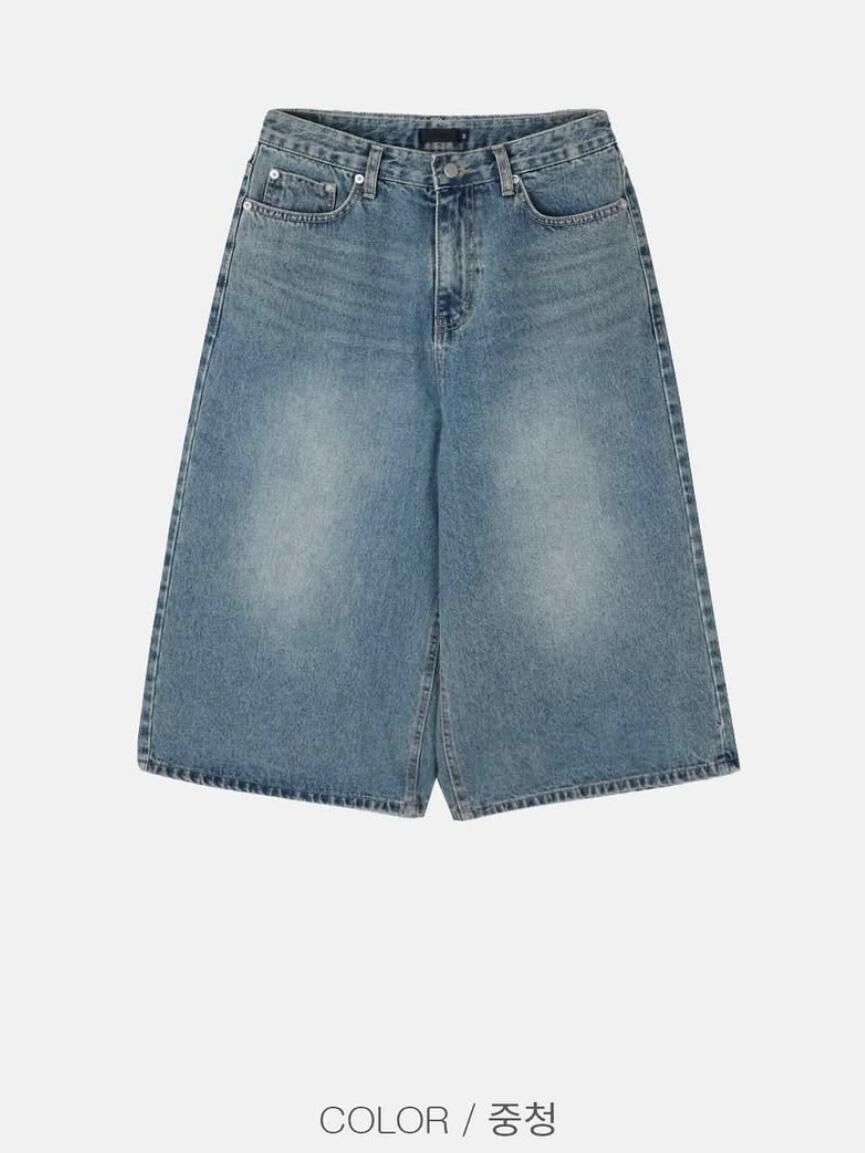 洗水牛仔短褲 Vass-024P