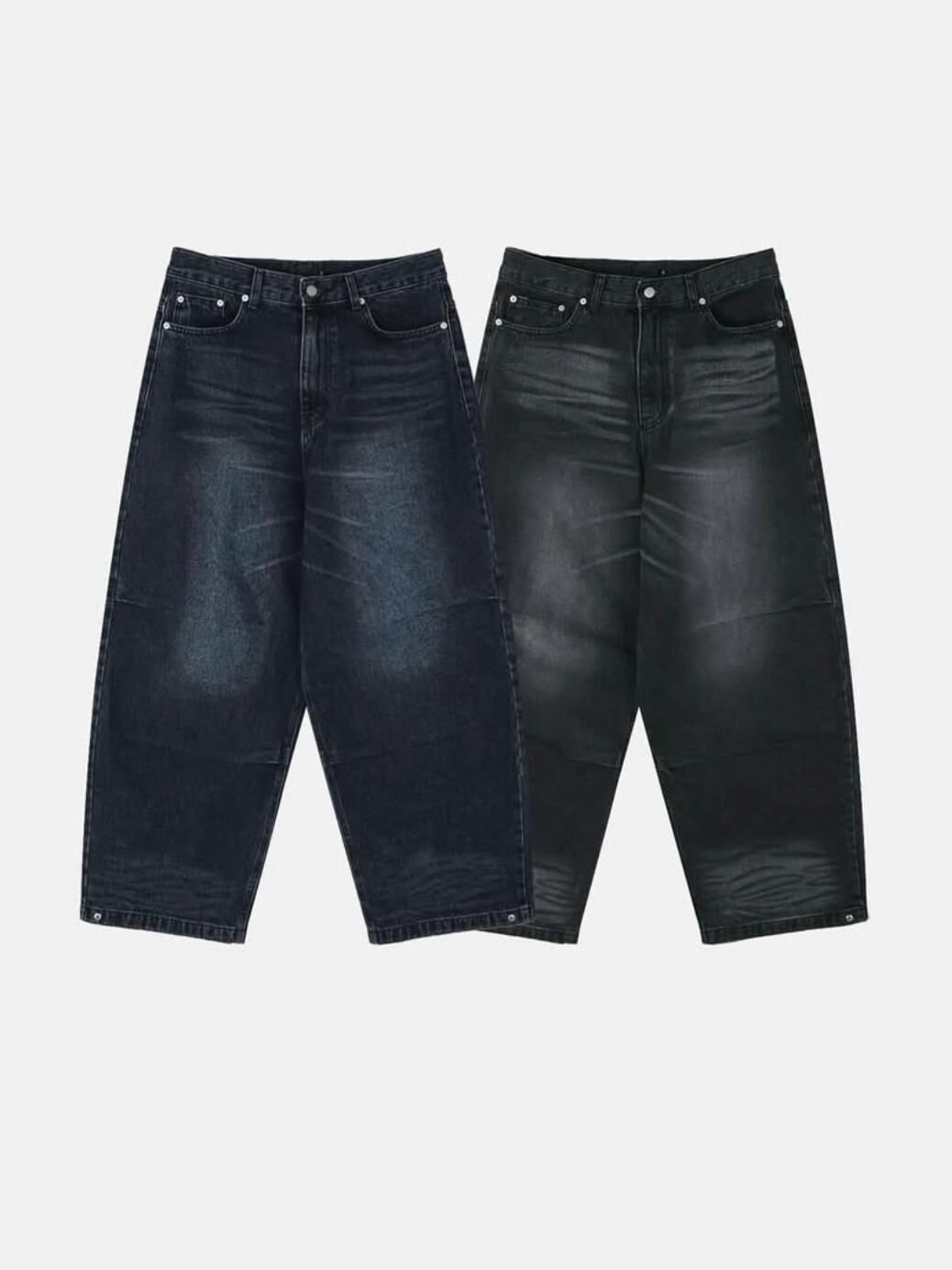 洗水鬆身牛仔褲 Vass-028J