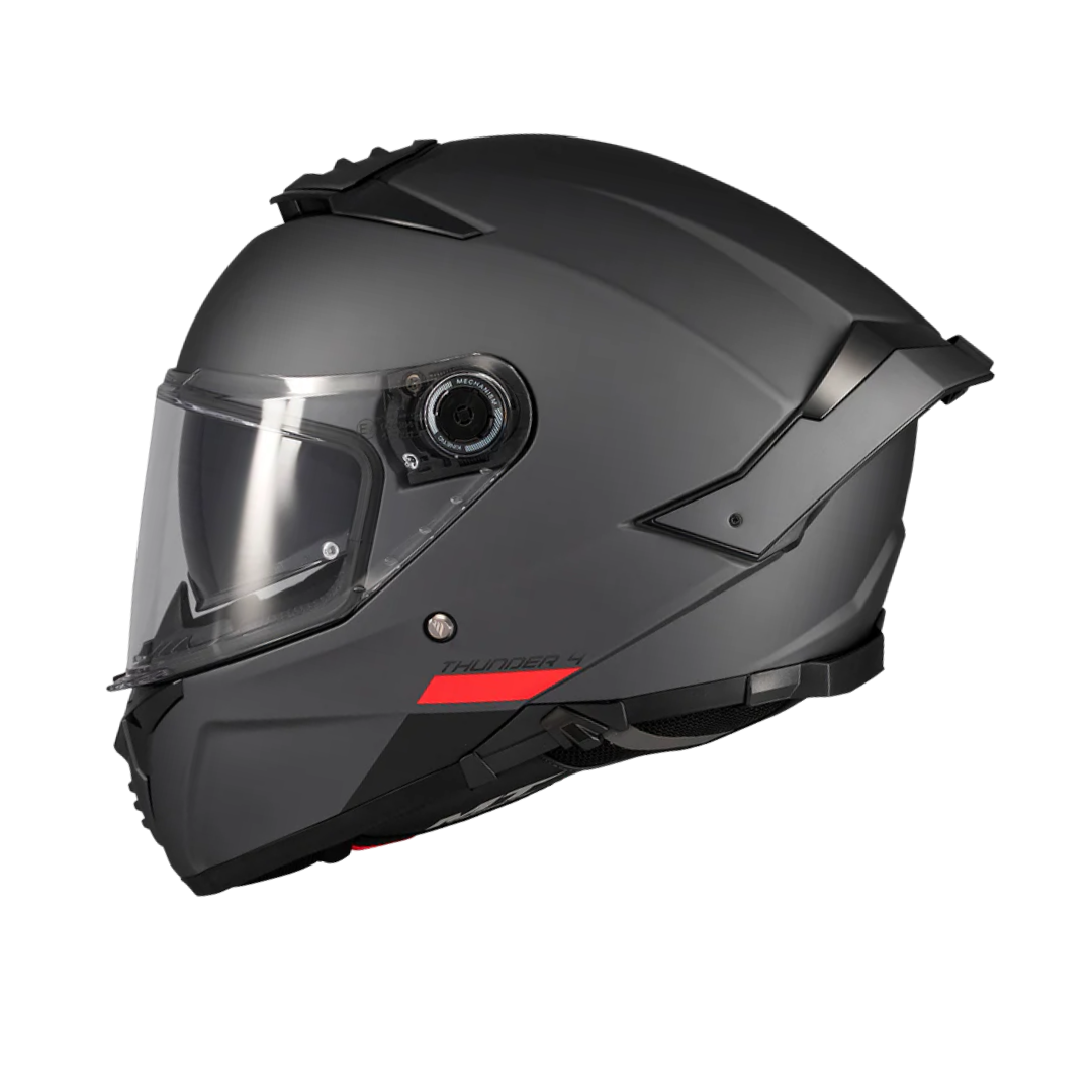 MT HELMETS THUNDER 4 SV SOLID A12 MATT GREY 消光面