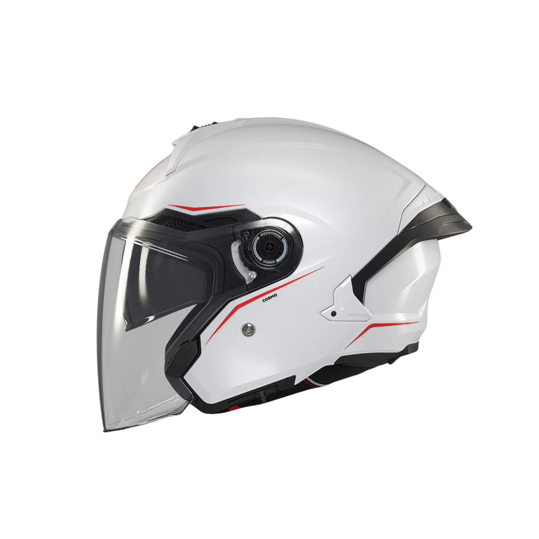 MT HELMETS COSMO SV SOLID A0 GLOSS WHITE 亮面白