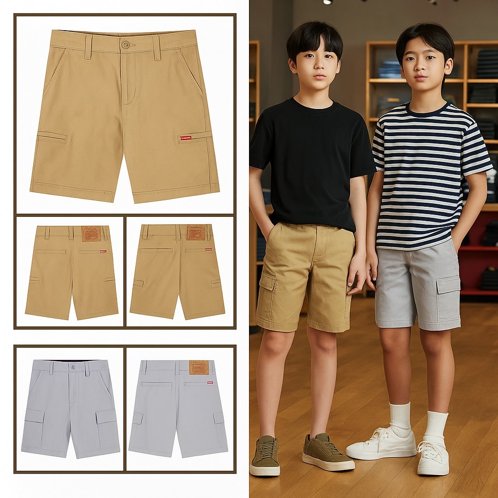 【預購】Levi's Youth Cargo G080409 中童短褲