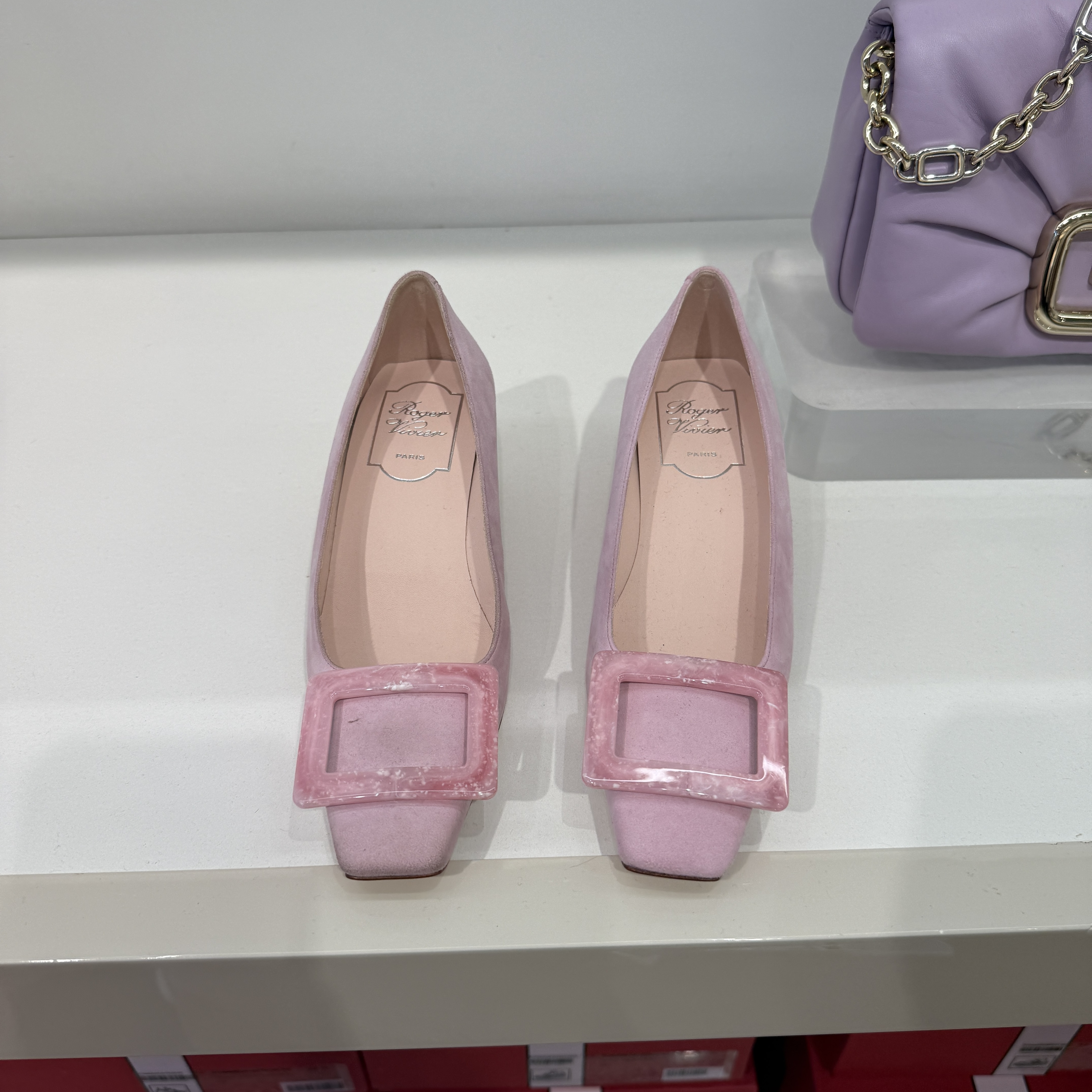 Roger Vivier RV Belle Vivier heels 45mm pink