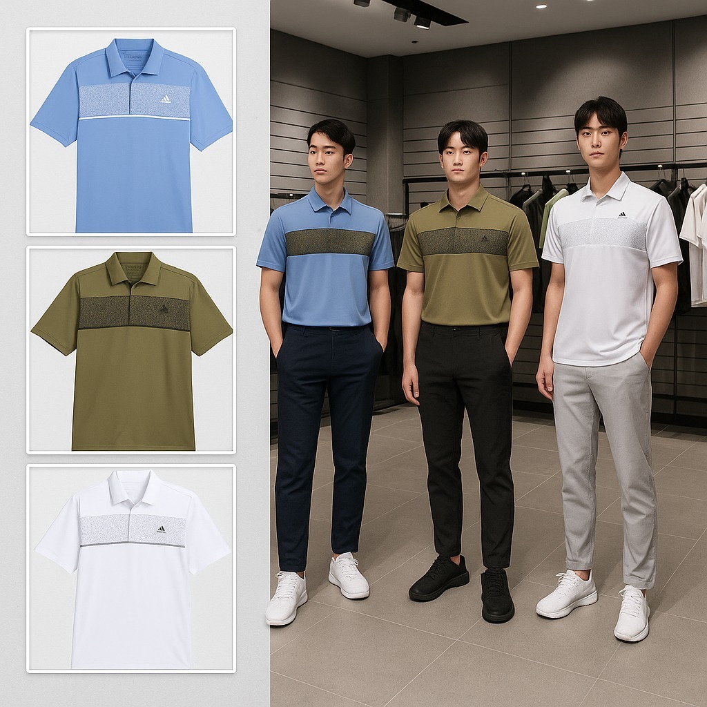 【直播】Adidas Golf G080413 男裝POLO短袖衫