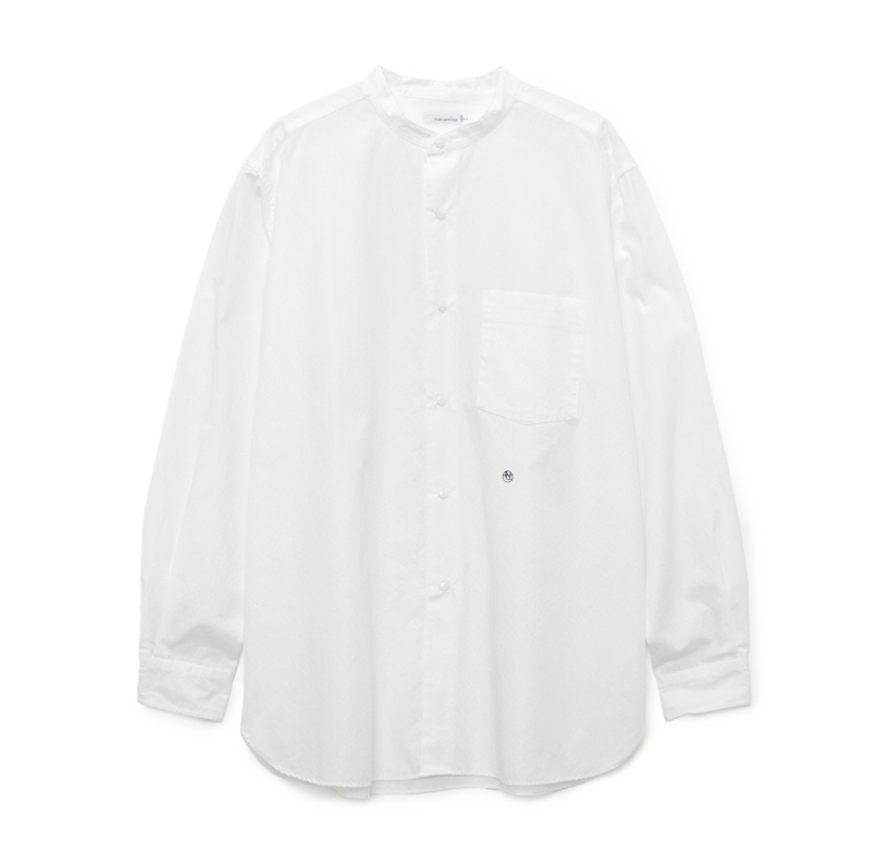 Nanamica / 無領防風襯衫 / S25SG092 /  AUG25