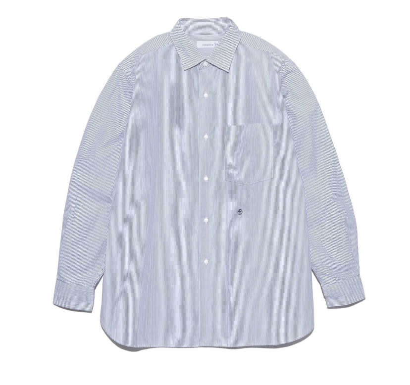 Nanamica / 標準領條紋襯衫 / SUGF362 /  AUG25