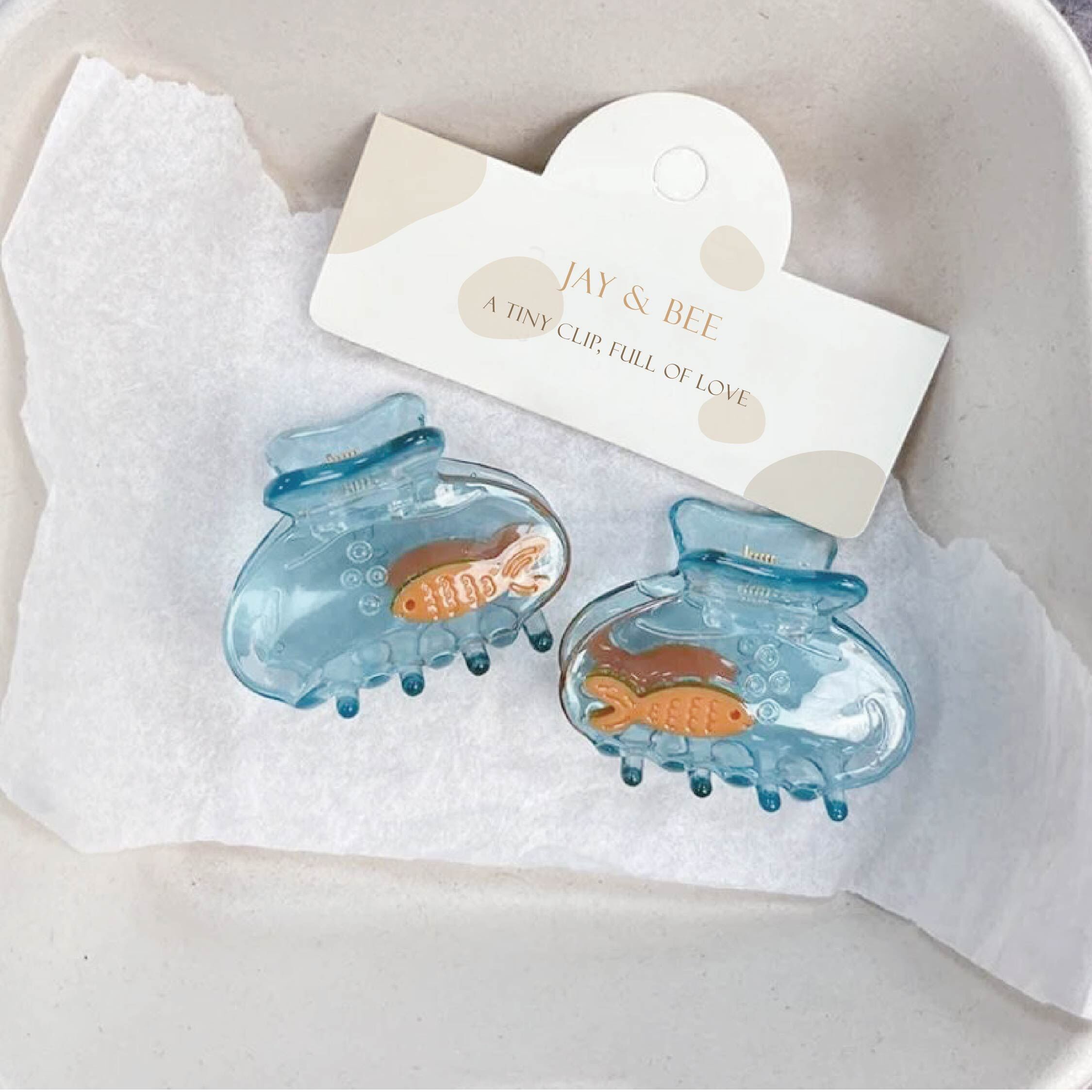 【AC53】魚兒水中游小抓夾