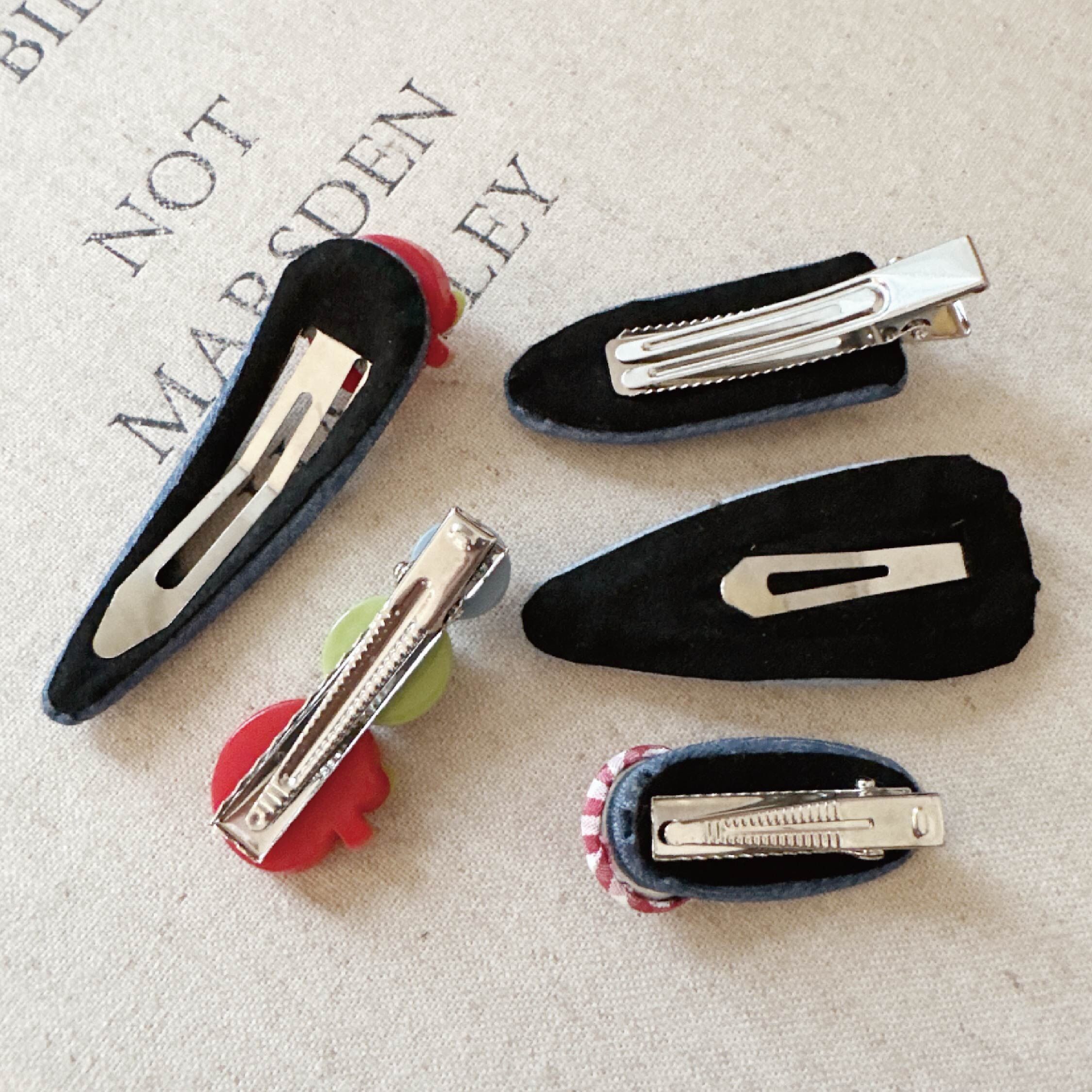 【AC51】立體蘋果鴨嘴夾/彈簧夾(兩入一組)＊兩色