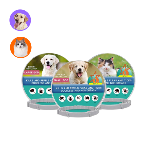 寵物防跳蚤蜱蟲項圈(狗＆貓通用)