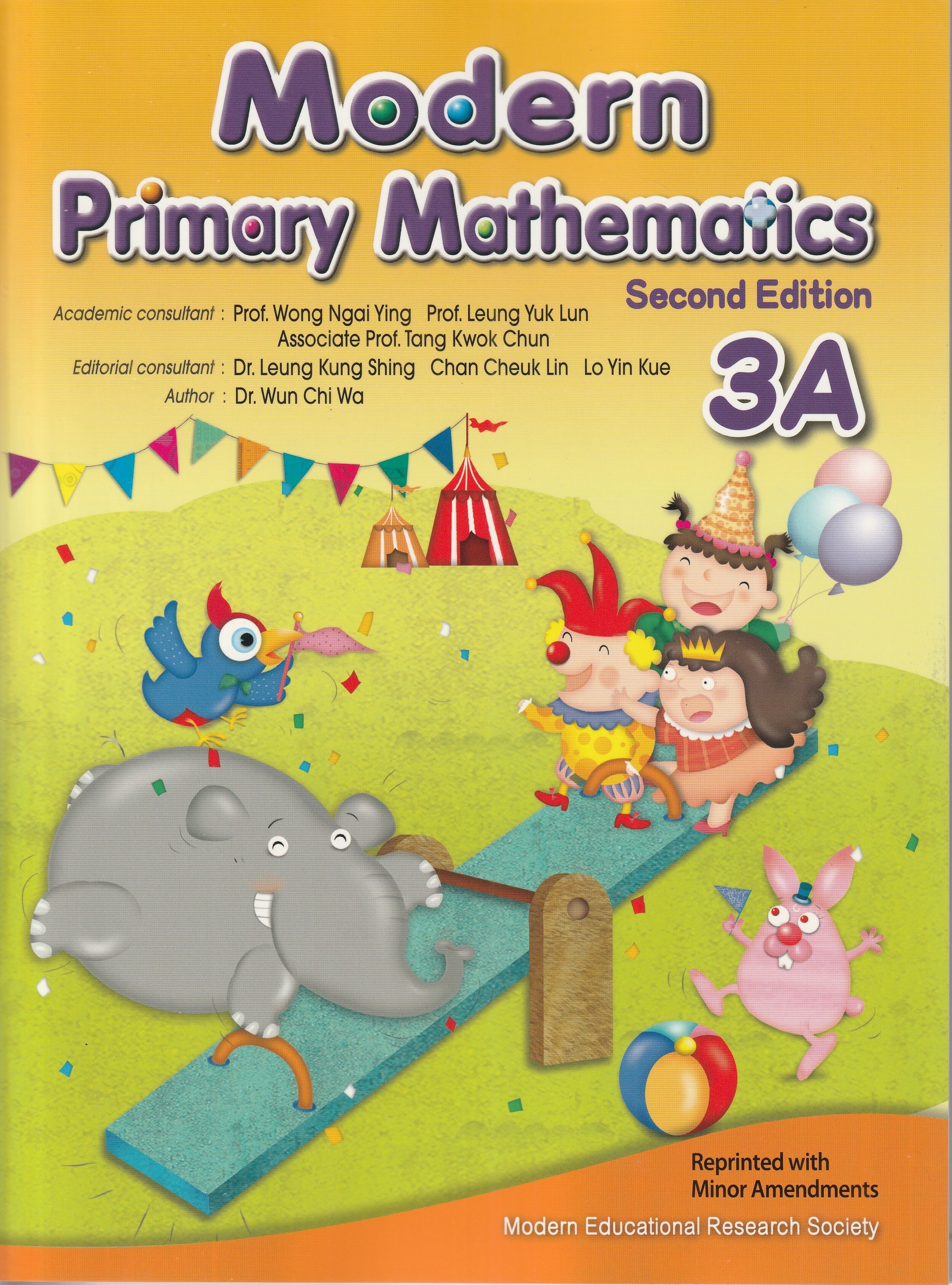 Modern Primary Mathematics Book 3A (2nd Ed.)  *Reprinted with Minor Amendments 2024