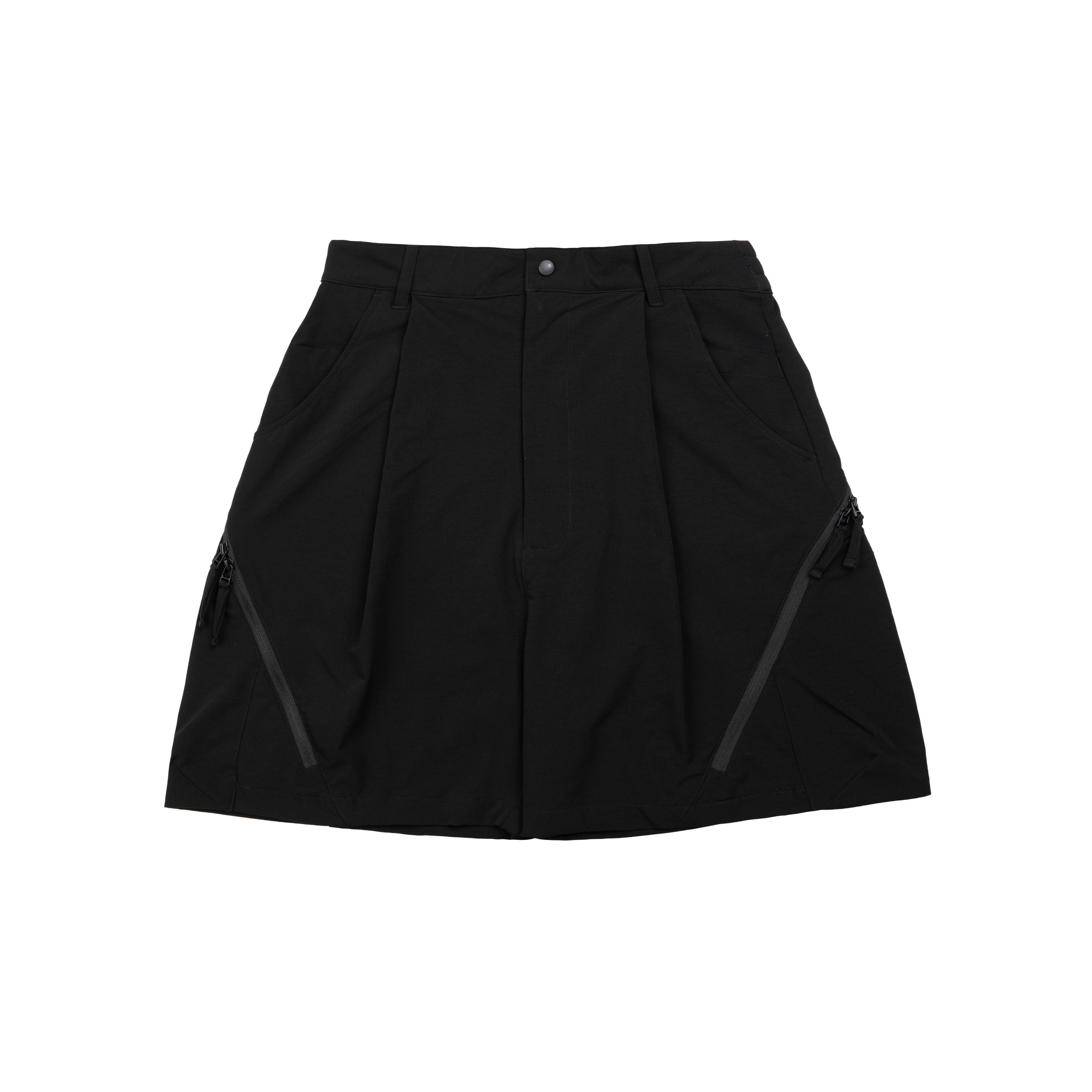 SP-04 “Multi-Material” Utility Track Pants - Black