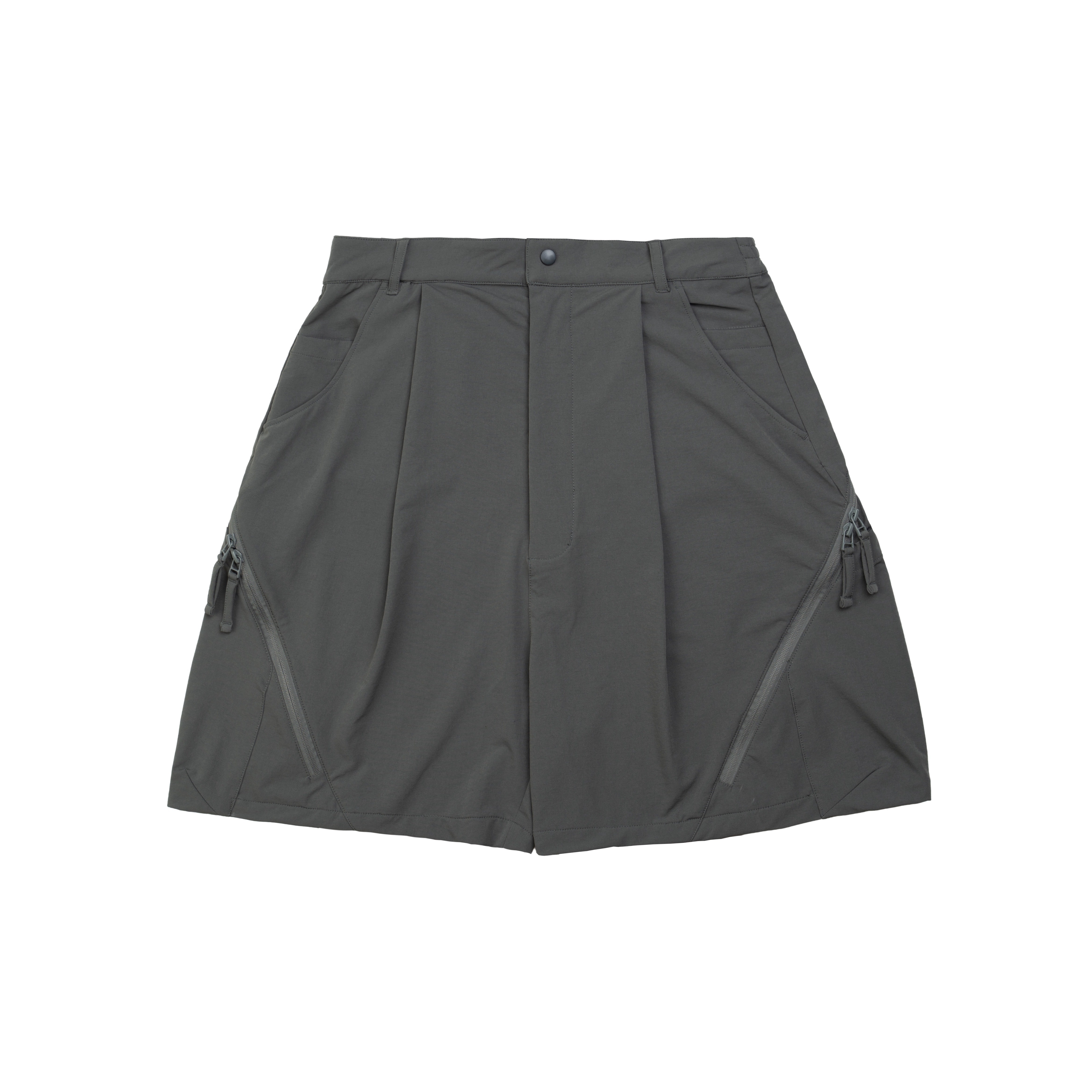 SP-04 “Multi-Material” Utility Track Pants - Grey