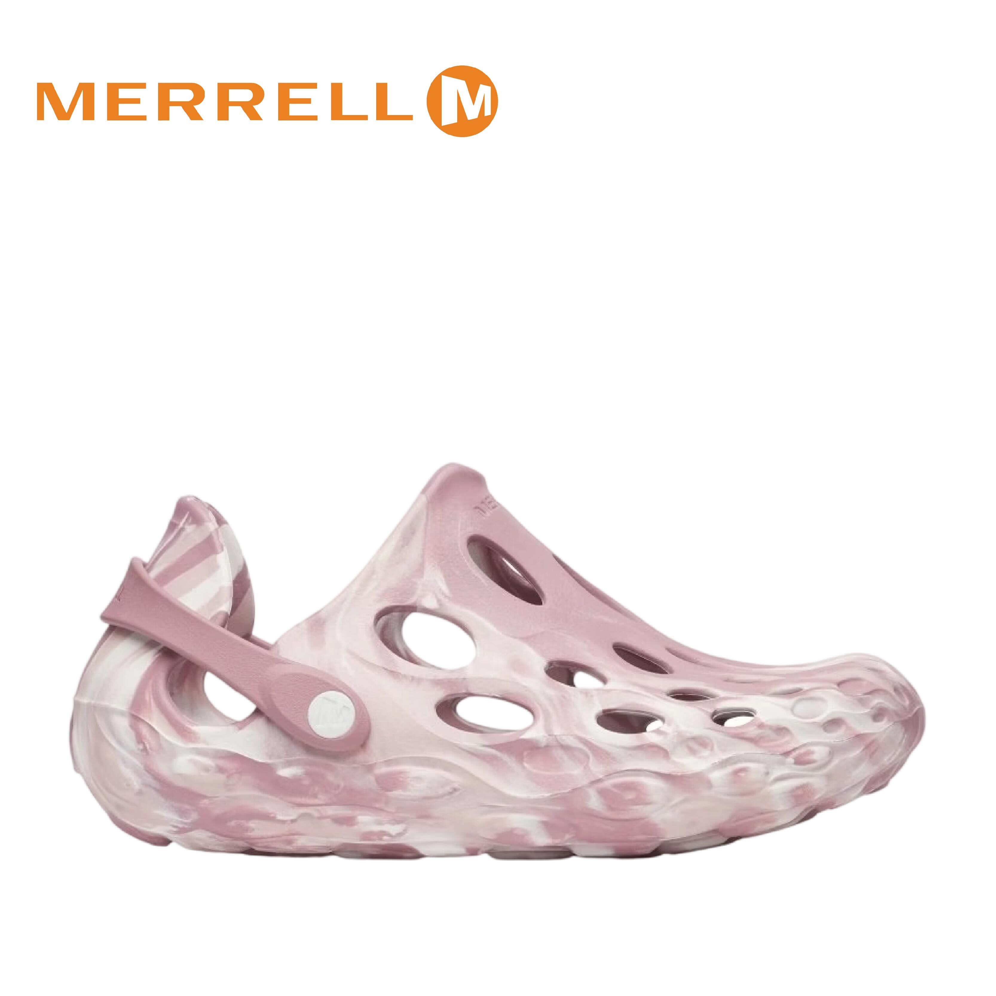 MERRELL 美國 HYDRO MOC 風格潮流 水陸兩棲洞洞鞋 女款(渲染粉色) 30ML008626