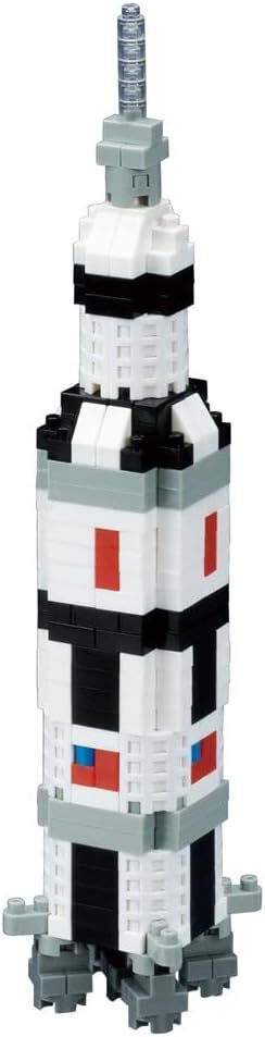 Nanoblock 迷你積木 NBH-130 土星 V火箭
