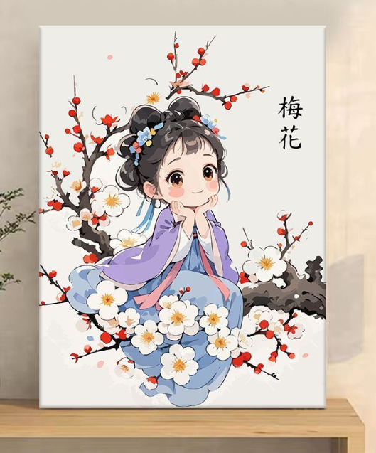 第八期预购 方钻 钻石画 30x40cm +工具（ 不包框）8款随机发