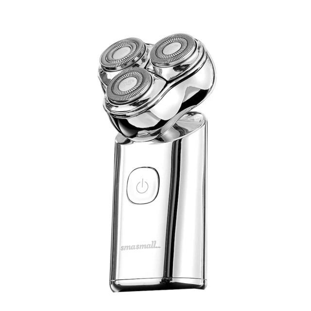 【昔馬SMASMALL】小金剛旗艦三刀頭電動刮鬍刀S3-冰鈦銀