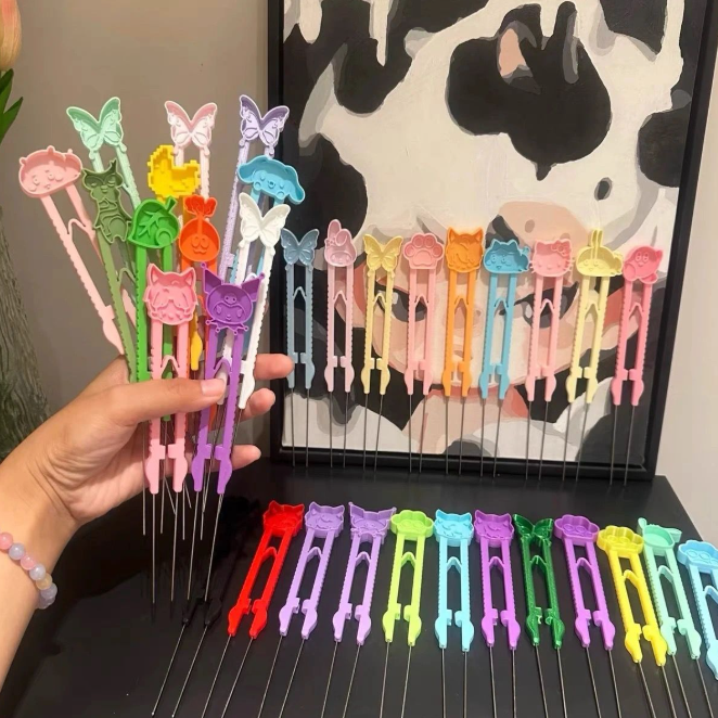 第八期预购 猫爪双针镊子 拼豆辅助神奇