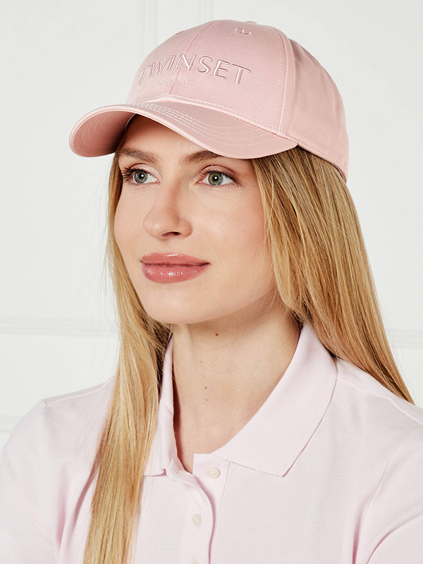 TWIN-SET 刺繡LOGO棒球帽