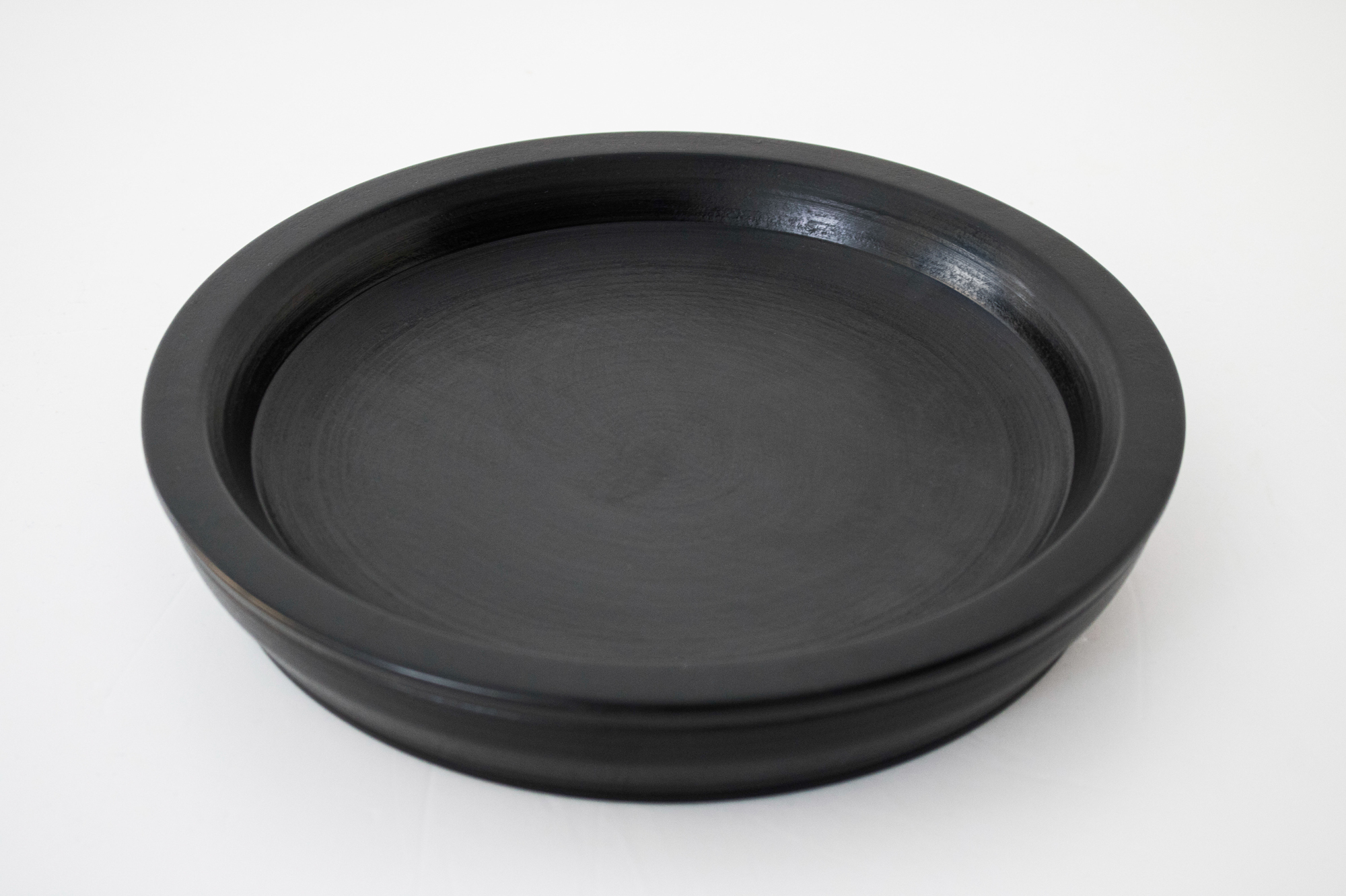 +g 赤木明登-麵包盤 大 黑