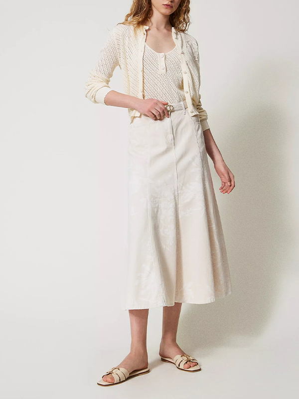 TWIN-SET 印花長裙