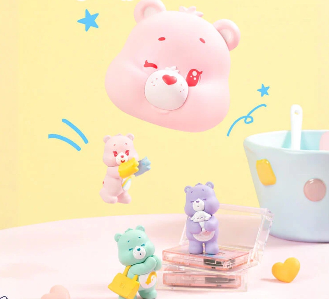 CARE BEARS 彩虹熊 大頭 熊臉 微光日常系列 盲盒 代購 桌面擺飾