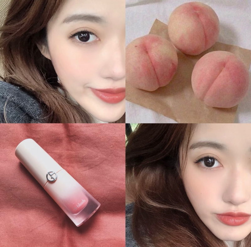 GIORGIO ARMANI 訂製漂染腮紅露 正裝 3.9ml #30紗染粉橘