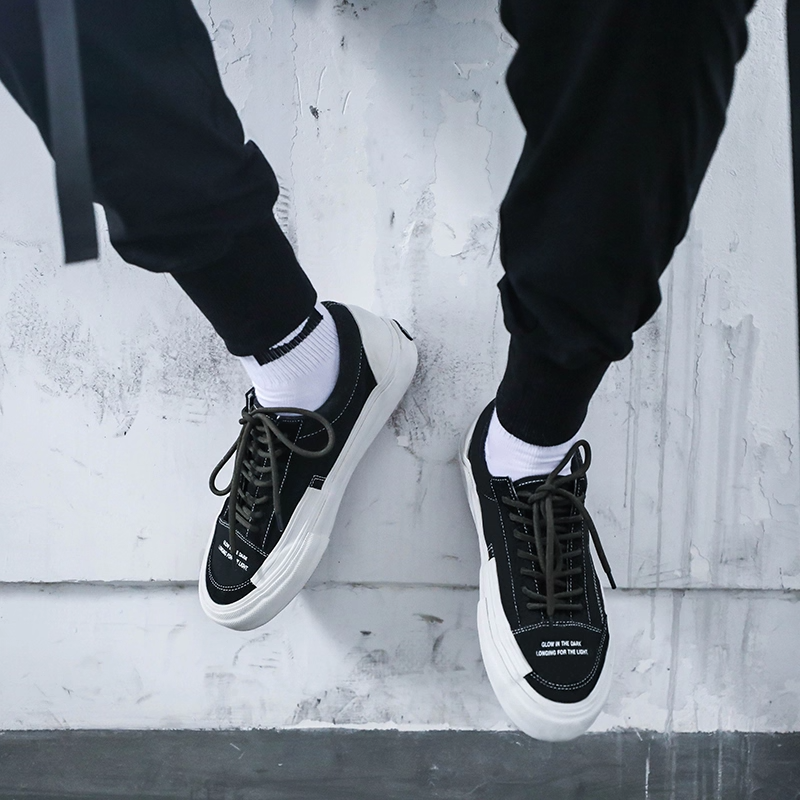 ENSHADOWER隱蔽者 機能拼接低筒帆布鞋