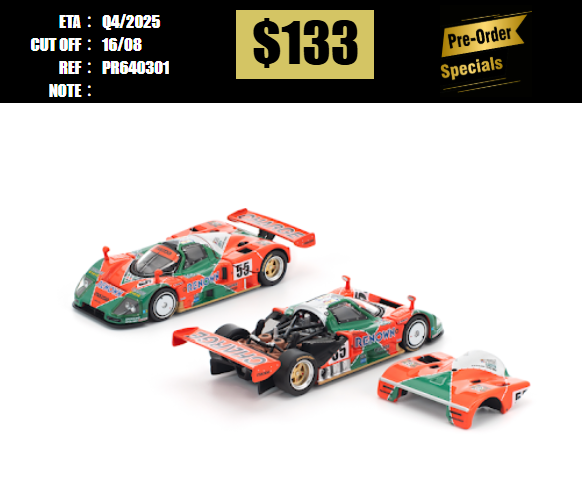 PO-$133 * POP RACE * 1:64 POPRACE 1/64 MAZDA 787B 1991 LE MANS 24H WINNER [OD05/08]