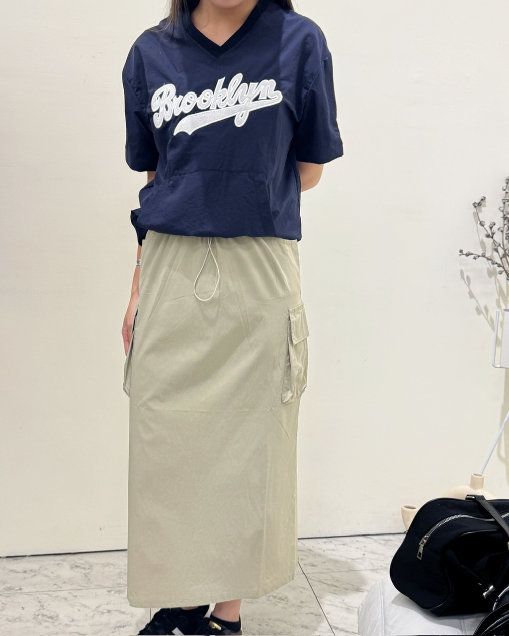 衣櫥必備多色工裝長裙-280A