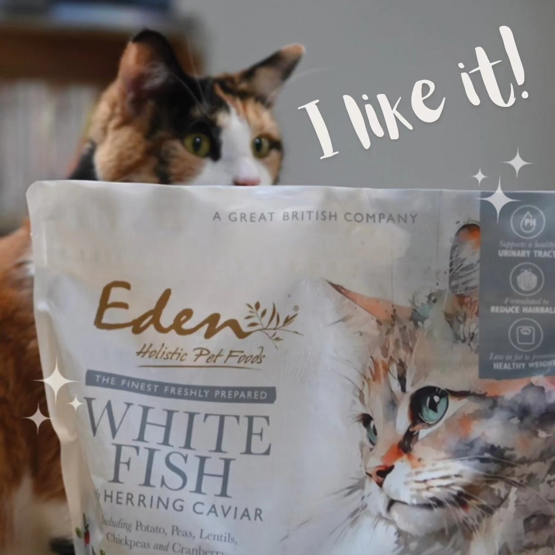 英國 Eden 鮮肉無穀 (白身魚+鯡魚魚子醬) 全貓糧 1.5kg