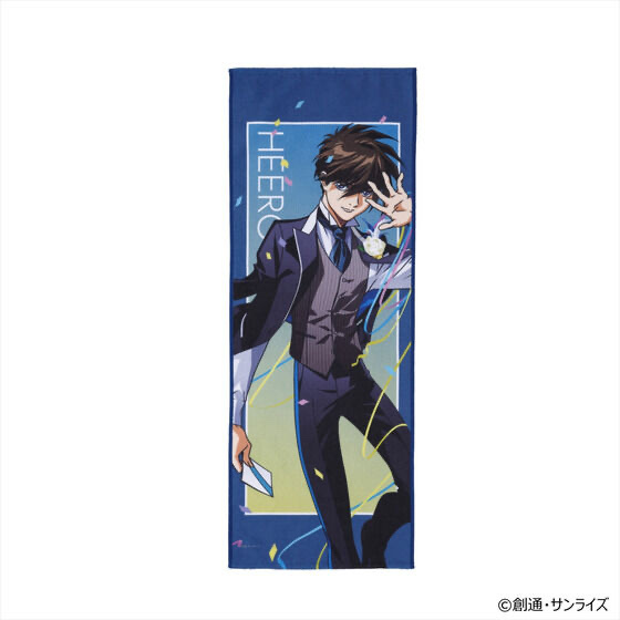 242125 Pbandai 預訂 2026/2月 ガンダムGWX 周年イラスト フェイスタオル（ヒイロ、ドモン、ガロード）