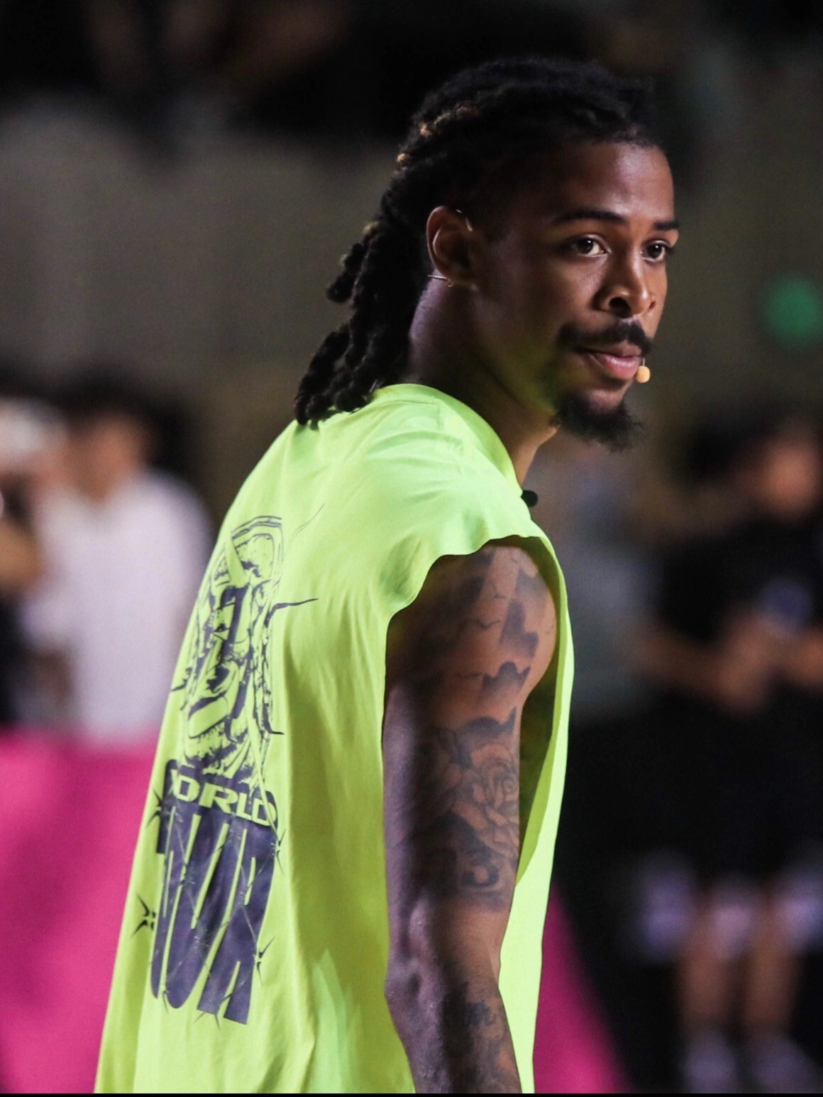 男款 NIKE DRY TEE 鐵灰 螢光黃 Ja Morant同款 莫蘭特 印花 立體LOGO 刺繡 無袖 籃球 休閒 運動背心【HV1889】JA