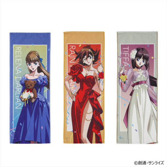 242126 Pbandai 預訂 2026/2月 ガンダムGWX 周年イラスト フェイスタオル（リリーナ、レイン、ティファ）