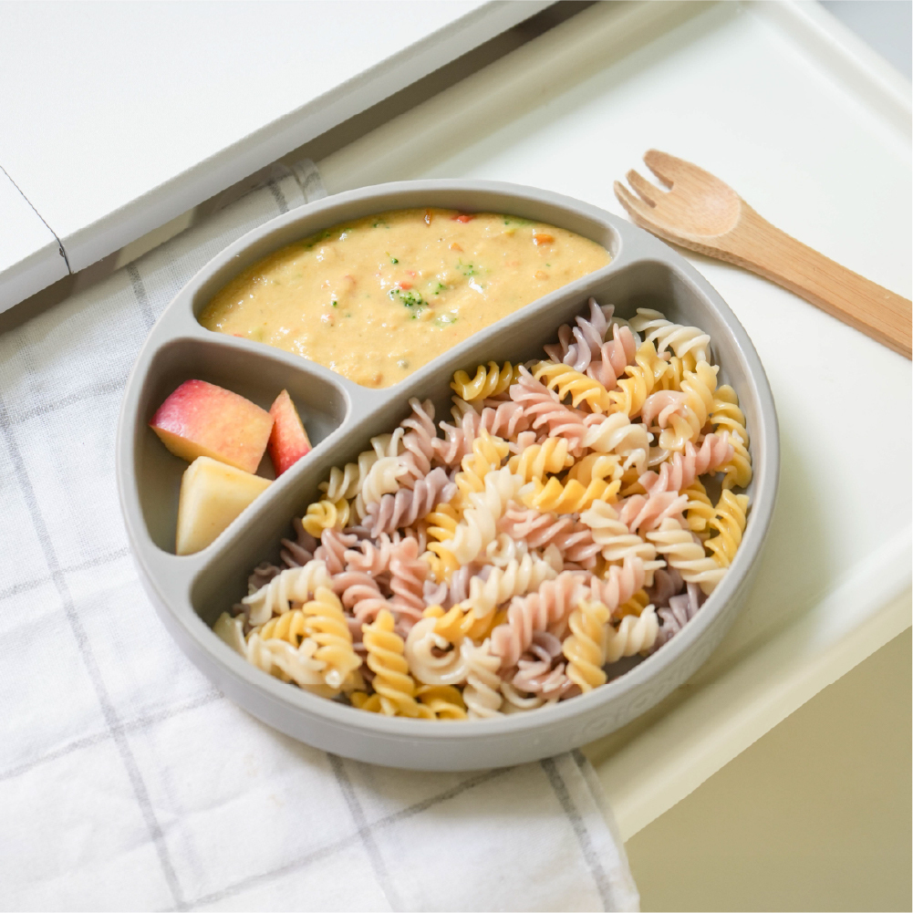 熱銷現貨｜森林寶寶義麵-雙享組｜1盒入｜南瓜奶香白醬3包 (120g) x 蔬果捲捲麵1包 (150g)｜1Y+｜低鈉無添加、4種蔬果麵｜寶寶白醬