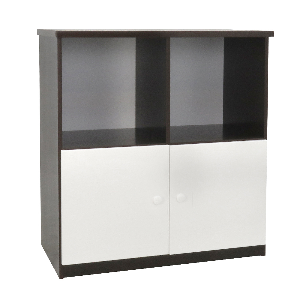 2.8尺二門開放式防水塑鋼收納櫃/置物櫃(五色可選)