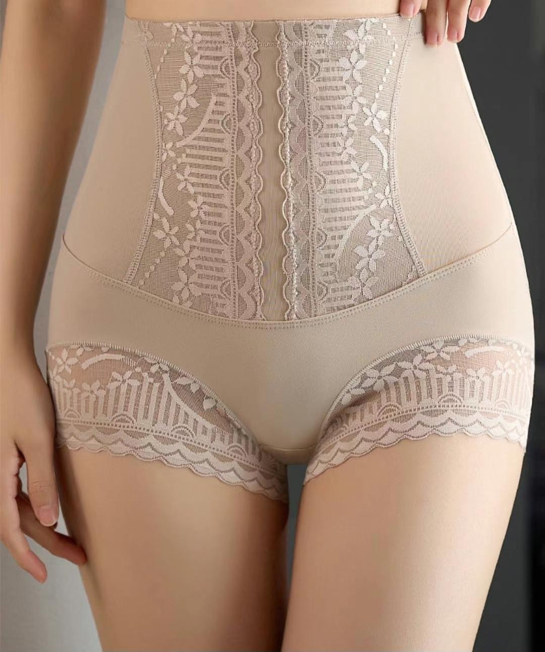 🥰PM_K228 1▶️加高 冰絲蕾絲網紗拼接 收復塑身內褲 👉Free Size 可以穿到XL👈